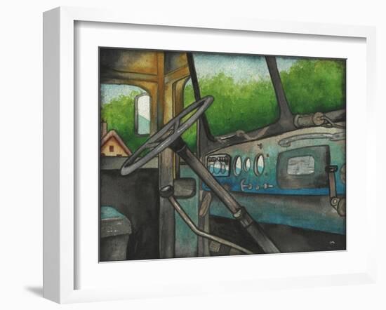 Dashboard-Elizabeth Medley-Framed Art Print