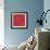 Dashes Red-Erin Clark-Framed Giclee Print displayed on a wall