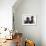 Dassanech Girl Braids Her Sister's Hair at Her Village in the Omo Delta-John Warburton-lee-Framed Photographic Print displayed on a wall