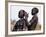 Dassanech Girl Braids Her Sister's Hair at Her Village in the Omo Delta-John Warburton-lee-Framed Photographic Print