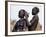 Dassanech Girl Braids Her Sister's Hair at Her Village in the Omo Delta-John Warburton-lee-Framed Photographic Print