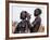 Dassanech Girl Braids Her Sister's Hair at Her Village in the Omo Delta-John Warburton-lee-Framed Photographic Print