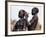 Dassanech Girl Braids Her Sister's Hair at Her Village in the Omo Delta-John Warburton-lee-Framed Photographic Print