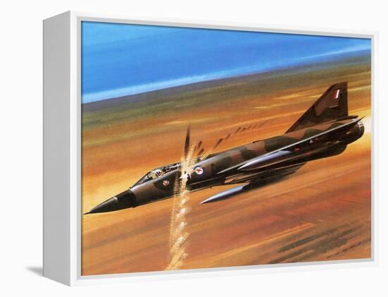 Dassault Mirage Iii-0-Wilf Hardy-Framed Premier Image Canvas