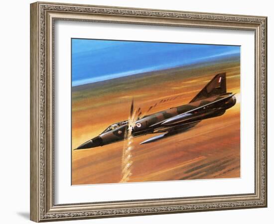 Dassault Mirage Iii-0-Wilf Hardy-Framed Giclee Print