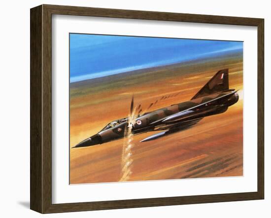 Dassault Mirage Iii-0-Wilf Hardy-Framed Giclee Print