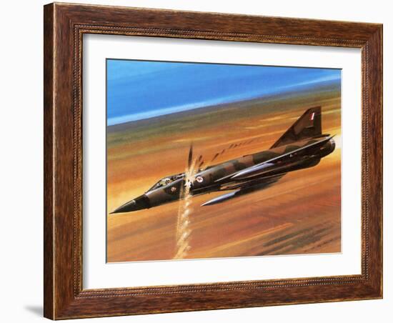 Dassault Mirage Iii-0-Wilf Hardy-Framed Giclee Print