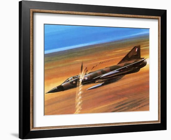 Dassault Mirage Iii-0-Wilf Hardy-Framed Giclee Print