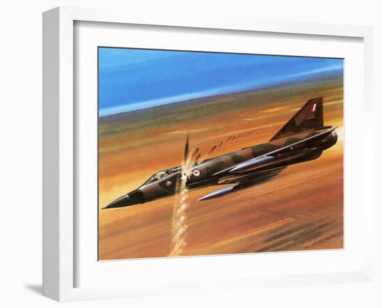 Dassault Mirage Iii-0-Wilf Hardy-Framed Giclee Print