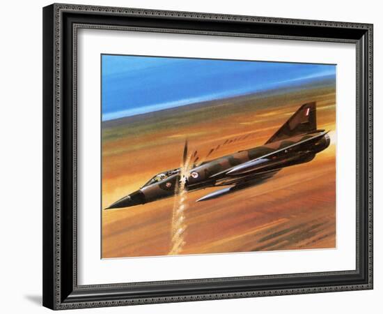 Dassault Mirage Iii-0-Wilf Hardy-Framed Giclee Print