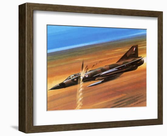 Dassault Mirage Iii-0-Wilf Hardy-Framed Premium Giclee Print