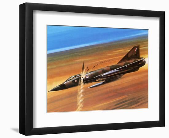 Dassault Mirage Iii-0-Wilf Hardy-Framed Premium Giclee Print