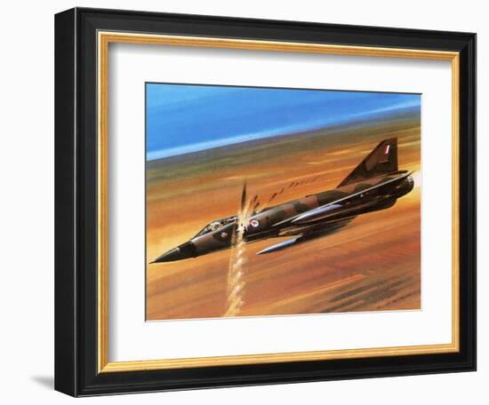 Dassault Mirage Iii-0-Wilf Hardy-Framed Giclee Print