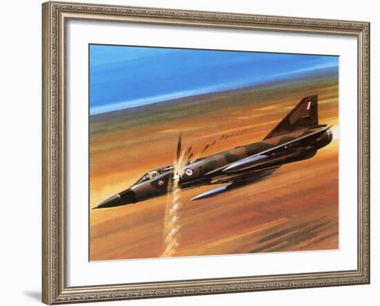 Dassault Mirage Iii-0-Wilf Hardy-Framed Giclee Print