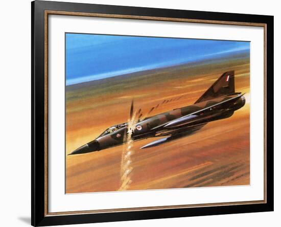 Dassault Mirage Iii-0-Wilf Hardy-Framed Giclee Print