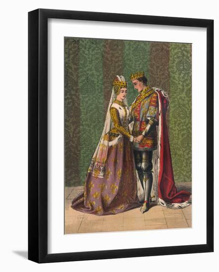 Dat Is as it Sall Please De Roi Mon Pere, C1875-William Shakespeare-Framed Giclee Print