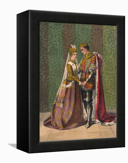 Dat Is as it Sall Please De Roi Mon Pere, C1875-William Shakespeare-Framed Premier Image Canvas