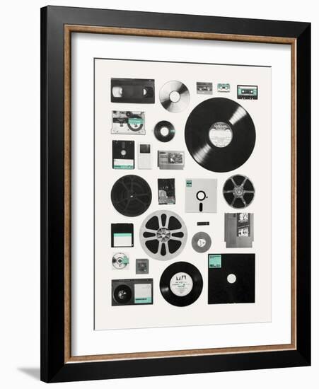 Data-Florent Bodart-Framed Giclee Print