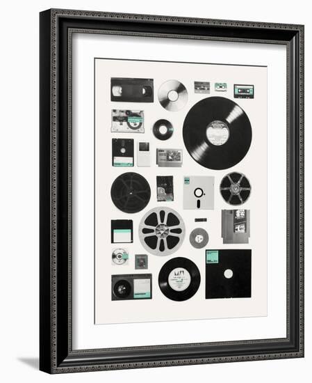 Data-Florent Bodart-Framed Giclee Print