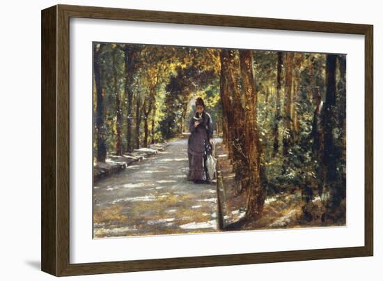 Date in Portici Forest, 1864-Giuseppe De Nittis-Framed Giclee Print