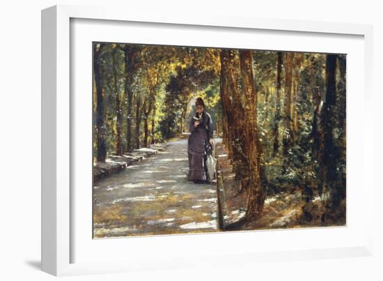 Date in Portici Forest, 1864-Giuseppe De Nittis-Framed Giclee Print