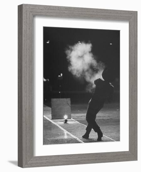 Date Unknownnational Fast Draw Championships in Las Vegas-J^ R^ Eyerman-Framed Photographic Print