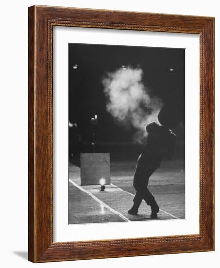 Date Unknownnational Fast Draw Championships in Las Vegas-J^ R^ Eyerman-Framed Photographic Print