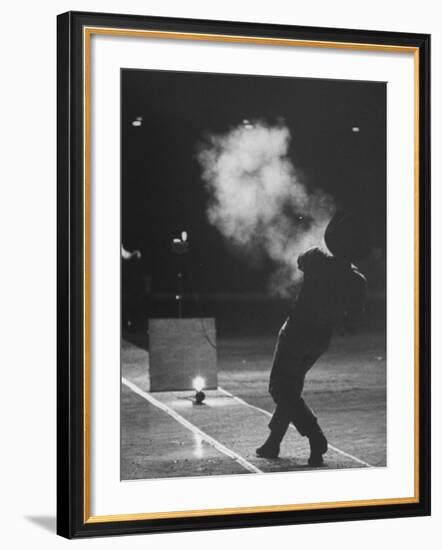 Date Unknownnational Fast Draw Championships in Las Vegas-J^ R^ Eyerman-Framed Photographic Print