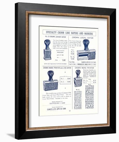 Daters and Markers-null-Framed Premium Giclee Print
