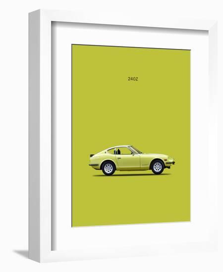 Datsun 240Z 1969-Mark Rogan-Framed Art Print