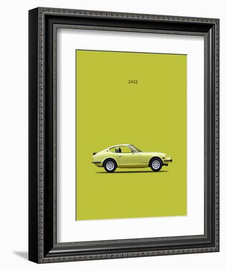 Datsun 240Z 1969-Mark Rogan-Framed Art Print