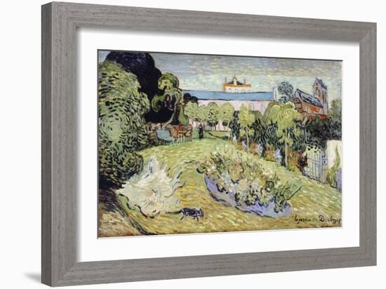 Daubigny's Garden by Vincent Van Gogh-Vincent van Gogh-Framed Giclee Print