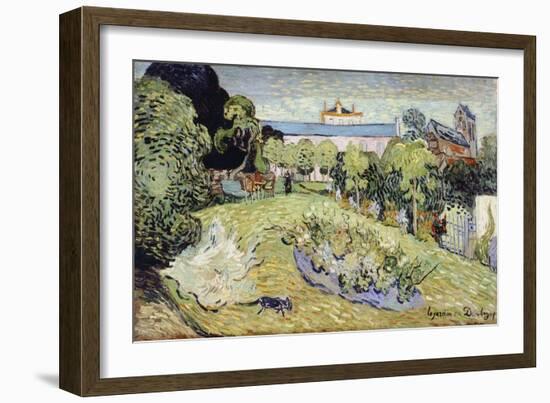 Daubigny's Garden by Vincent Van Gogh-Vincent van Gogh-Framed Giclee Print