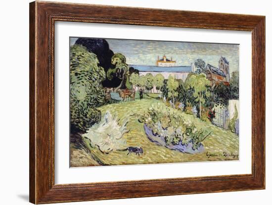 Daubigny's Garden by Vincent Van Gogh-Vincent van Gogh-Framed Giclee Print