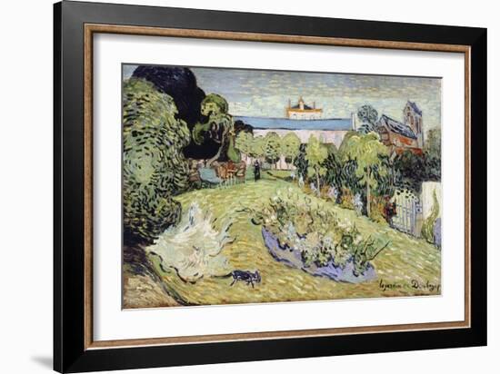 Daubigny's Garden by Vincent Van Gogh-Vincent van Gogh-Framed Giclee Print