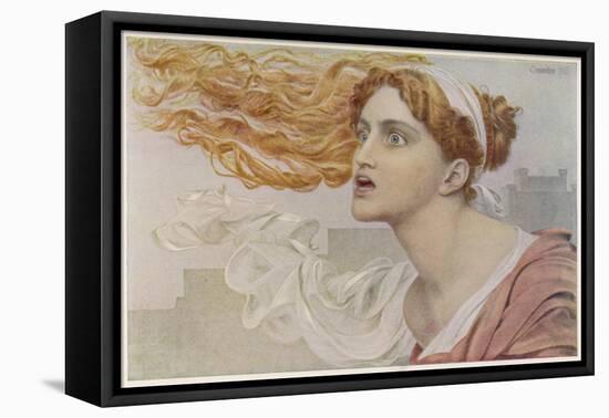 Daughter of King Priam of Troy She was an Infallible Prophetess-Frederick Sandys-Framed Stretched Canvas