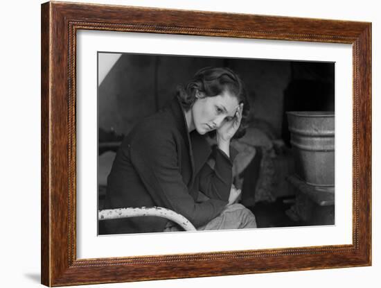 Daughter of Migrant Tennessee Coal Miner-Dorothea Lange-Framed Art Print