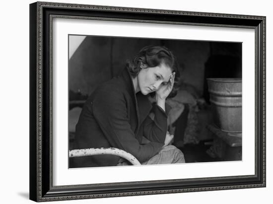 Daughter of Migrant Tennessee Coal Miner-Dorothea Lange-Framed Art Print