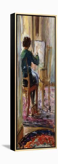 Daughter of the Artist; La Fille De L'Artiste-Henri Lebasque-Framed Premier Image Canvas