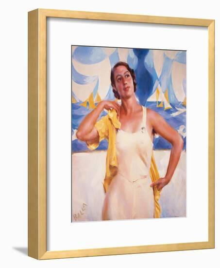 Daughter of the Sun-Giacomo Balla-Framed Giclee Print