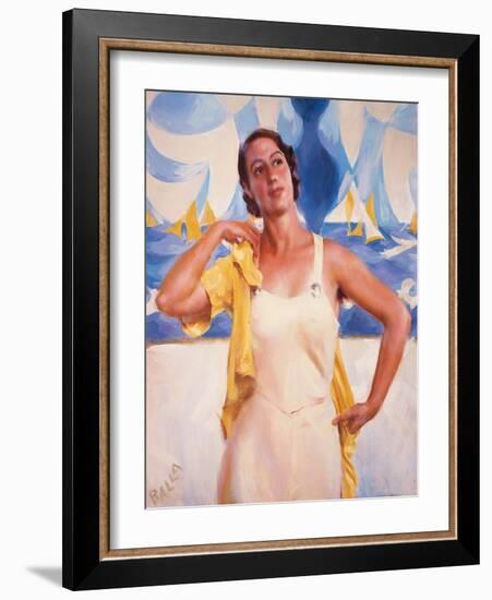 Daughter of the Sun-Giacomo Balla-Framed Giclee Print