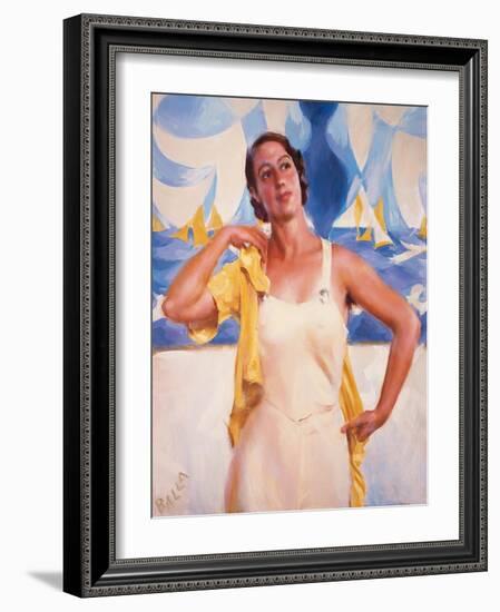 Daughter of the Sun-Giacomo Balla-Framed Giclee Print