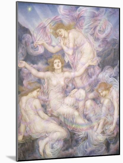 Daughters of the Mist-Evelyn De Morgan-Mounted Giclee Print