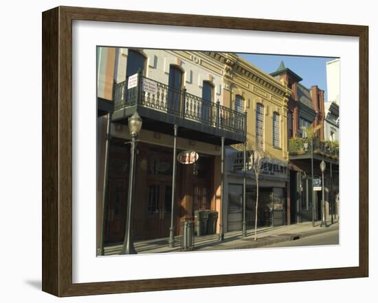 Dauphin Street, Downtown, Mobile, Alabama, USA-Ethel Davies-Framed Photographic Print