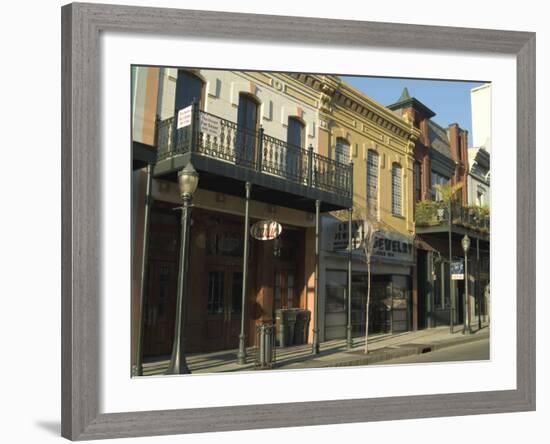 Dauphin Street, Downtown, Mobile, Alabama, USA-Ethel Davies-Framed Photographic Print