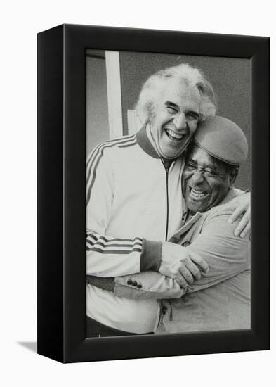 Dave Brubeck and Dizzy Gillespie at the Capital Radio Jazz Festival, Alexandra Palace, London, 1979-Denis Williams-Framed Premier Image Canvas
