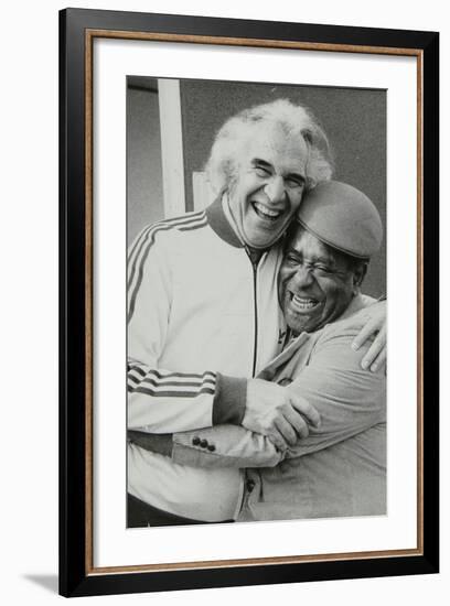 Dave Brubeck and Dizzy Gillespie at the Capital Radio Jazz Festival, Alexandra Palace, London, 1979-Denis Williams-Framed Photographic Print