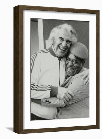 Dave Brubeck and Dizzy Gillespie at the Capital Radio Jazz Festival, Alexandra Palace, London, 1979-Denis Williams-Framed Photographic Print