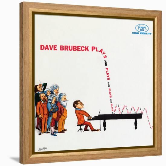 Dave Brubeck - Plays and Plays and Plays-null-Framed Stretched Canvas