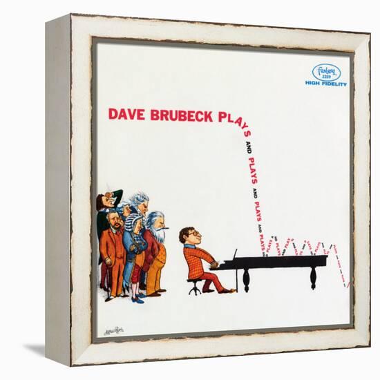 Dave Brubeck - Plays and Plays and Plays-null-Framed Stretched Canvas